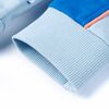 Sweatshirt para crian&ccedil;a azul-brilhante e azul-claro 140
