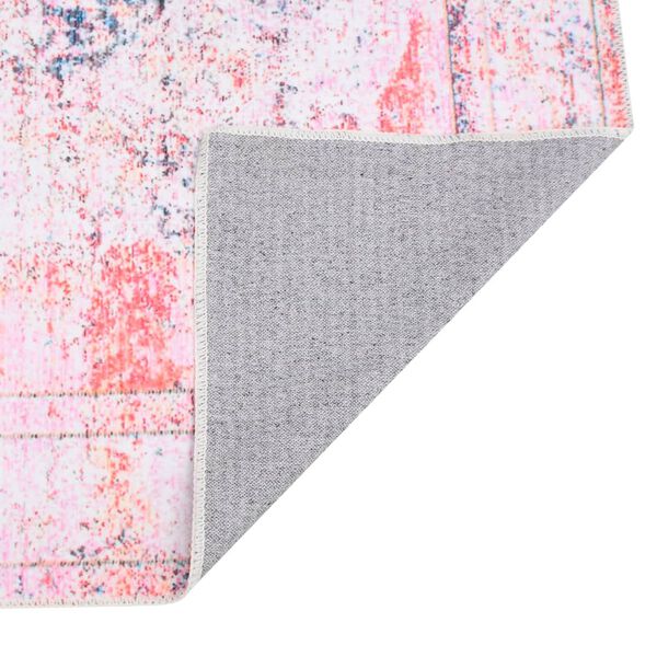 vidaXL Tapete estampado lav&aacute;vel poli&eacute;ster 140x200 cm multicor