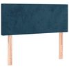 vidaXL Cama com molas/colch&atilde;o 80x200 cm veludo azul-escuro