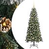 vidaXL &Aacute;rvore de Natal Artificial Verde 150 cm PVC, Pl&aacute;stico e A&ccedil;o