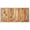 vidaXL Mesa de jantar 160x80x75 cm madeira de mangueira áspera maciça