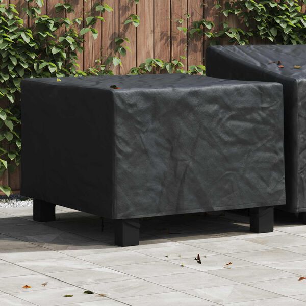 vidaXL Capa para M&oacute;veis Liso Preto 99 x 99 x 60 cm Tecido Oxford 420D