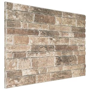 vidaXL Pain&eacute;is de parede 10 unid. 100 x 50 cm Multicolor Espuma EPS