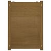 vidaXL Vaso/floreira de jardim 100x50x70 cm pinho maciço castanho-mel