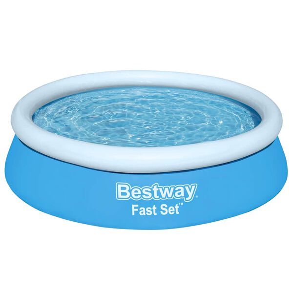 Bestway Fast Set Piscina insufl&aacute;vel redonda 183x51 cm azul