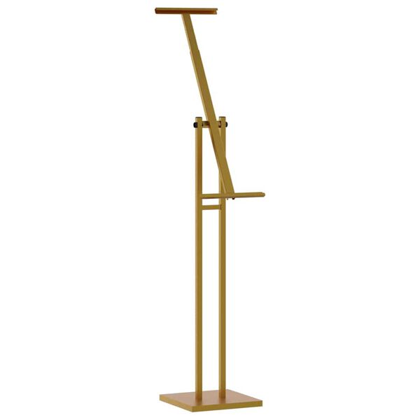 vidaXL Displays de Feira Ouro 26,5 x 26,5 x 150 cm A&ccedil;o