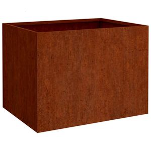 vidaXL Vaso/floreira 62x47x46 cm a&ccedil;o corten