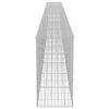 vidaXL Muro gabi&atilde;o com tampas a&ccedil;o galvanizado 900x50x100 cm