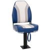 vidaXL Assento de barco com pedestal rotativo a 360&deg;