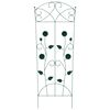 vidaXL Cerca para Jardim 3 pcs Verde 112 x 40 cm A&ccedil;o