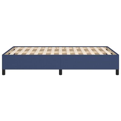 vidaXL Estrutura de cama 120x190 cm tecido azul