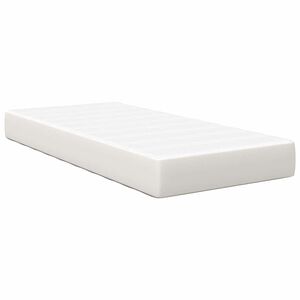 vidaXL Colch&atilde;o de Cama com colch&atilde;o Creme 80 x 200 cm tecido