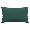 vidaXL Travesseiros de Sof&aacute; 2 pcs Verde Escuro 50 x 30 cm tecido