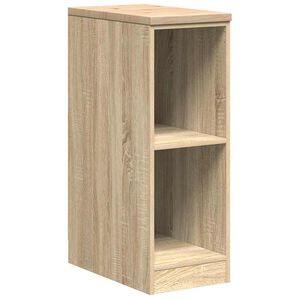 vidaXL Arm&aacute;rio de arruma&ccedil;&atilde;o de garagem carvalho sonoma 30x51x85 cm