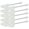 vidaXL Tensores de cal&ccedil;ado 5 pares EU 38-44 pl&aacute;stico branco