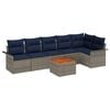 vidaXL Conjunto de Sof&aacute; de Jardim 7 unid. 6-N&uacute;mero de lugares
