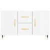 vidaXL Aparador 100x36x60 cm derivados de madeira branco brilhante