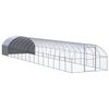 vidaXL Galinheiro de exterior 3x16x2 m a&ccedil;o galvanizado