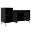 vidaXL Gabinete para TV Carvalho Preto 100 x 35 x 55 cm