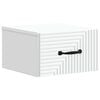vidaXL Gabinete de Canto Montado na Parede Branco 34,5 x 33 x 20 cm