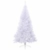vidaXL &Aacute;rvore de Natal Artificial com 300 LEDs Branco 240 cm PVC e A&ccedil;o