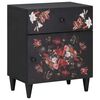 vidaXL Mesa-de-cabeceira com gaveta Multicolor 50 x 33 x 60 cm
