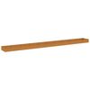 vidaXL Canteiro elevado de jardim 960x100x36 cm a&ccedil;o corten