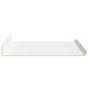 vidaXL Prateleira Flutuante 2 pcs Branco 60 x 18 x 2,5 cm A&ccedil;o