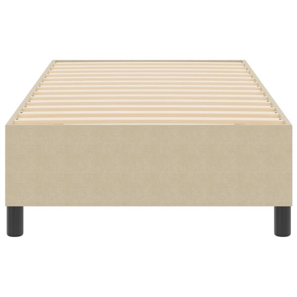 vidaXL Estrado de cama plataforma Cinza Verde 90 x 190 cm tecido