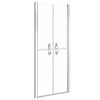 vidaXL Porta de duche ESG transparente 81x190 cm