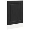 vidaXL Painel de lava-lou&ccedil;a PORTO Carvalho Preto 45 x 1,5 x 57 cm