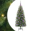 vidaXL Árvore de Natal Artificial com 150 LEDs Verde 120 cm PE e PVC