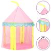 vidaXL Tenda de brincar infantil com 250 bolas 100x100x127 cm rosa