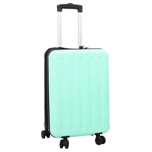 vidaXL Mala com bloqueio verde menta 34 x 23 x 55.5 cm Pl&aacute;stico ABS