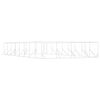vidaXL Canil de exterior 8x16x2 m a&ccedil;o galvanizado prateado