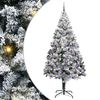 vidaXL &Aacute;rvore de Natal Artificial Branco 240 cm PVC, A&ccedil;o e Pl&aacute;stico