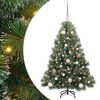 vidaXL &Aacute;rvore de Natal Artificial com 150 LEDs Verde 120 cm PE e PVC