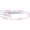 vidaXL Estrutura de cama c/ gavetas derivados de madeira cinza-cimento