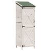 vidaXL Galp&atilde;o de Jardim Branco 59,5 x 56 x 176,5 cm