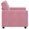 vidaXL Poltrona 100x78x84 cm veludo rosa