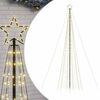 vidaXL &Aacute;rvore de Natal LED com Spikes 1534 LEDs Branco Quente 500 cm