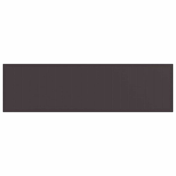 vidaXL Conjunto de Jantar para Jardim 15 pcs Castanho Rattan Polt