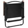 vidaXL Cadeiras de campismo 2 pcs 54x43x59 cm tecido oxford preto