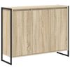vidaXL Arm&aacute;rio lateral Sonoma 96,5 x 30 x 75 cm Derivados de Madeira