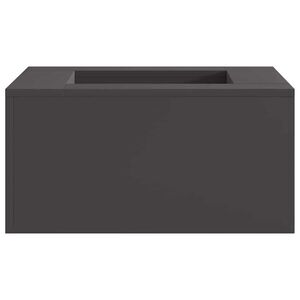 vidaXL Fire Pit Preto 60 x 60 x 30 cm Aço