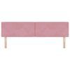 vidaXL Cabeceira com cabeceira Rosa 180 cm Couro Sint&eacute;tico