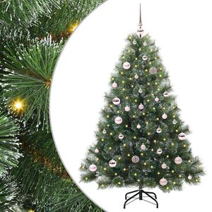 vidaXL &Aacute;rvore de Natal Artificial com 150 LEDs Verde 150 cm PE e PVC