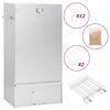 vidaXL Defumador p/ churrasqueira c/ gerador fumo frio aço galvanizado