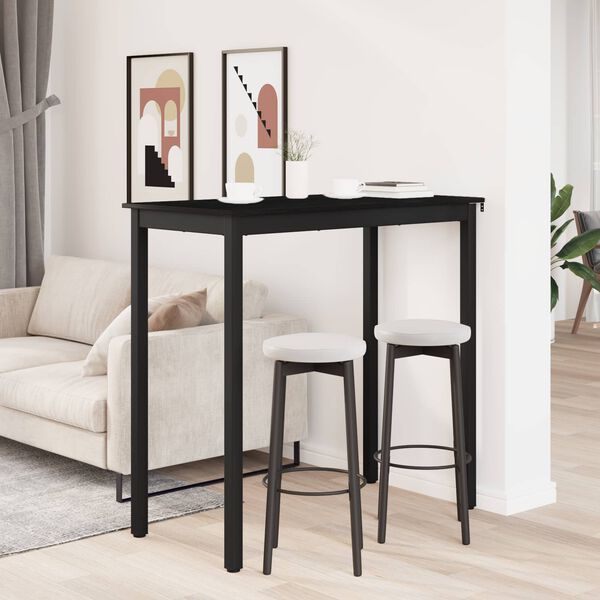 vidaXL Mesa de Bar em P&eacute; Madeira processada