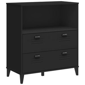 vidaXL Estante VIKEN 80x40x90 cm derivados de madeira preto
